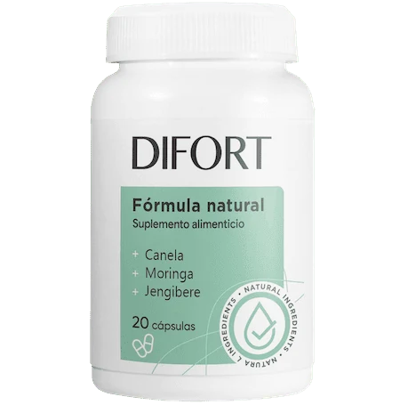Difort complemento alimenticio — apoyo glucémico antioxidante con ácido alfa-lipoico y Gymnema para adultos guatemaltecos con prediabetes